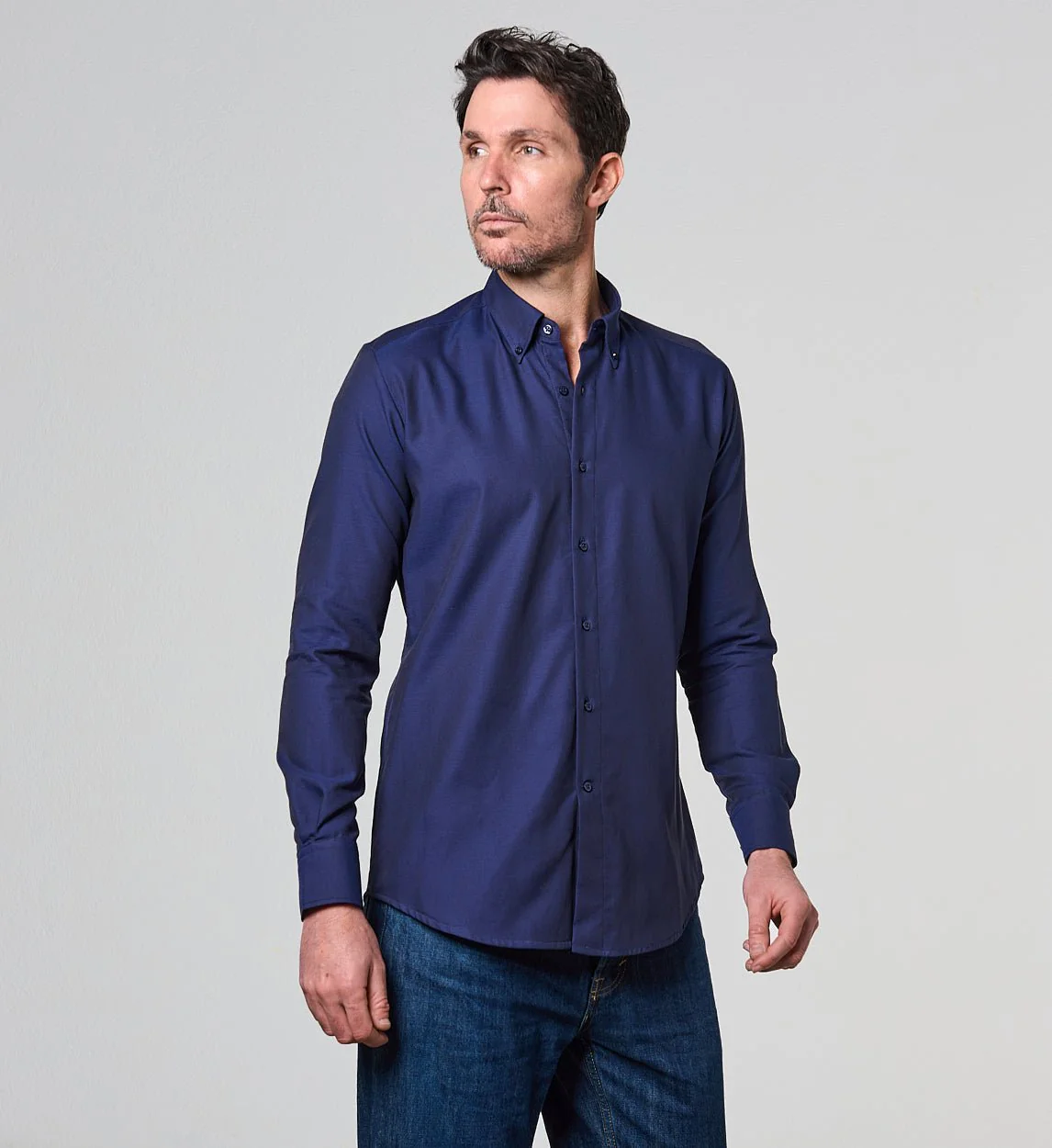 Camisa Antisudor Casual Teide Marino - Image 3