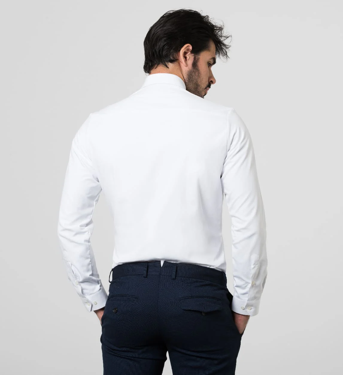 Camisa Antisudor Business Blanco - Image 4