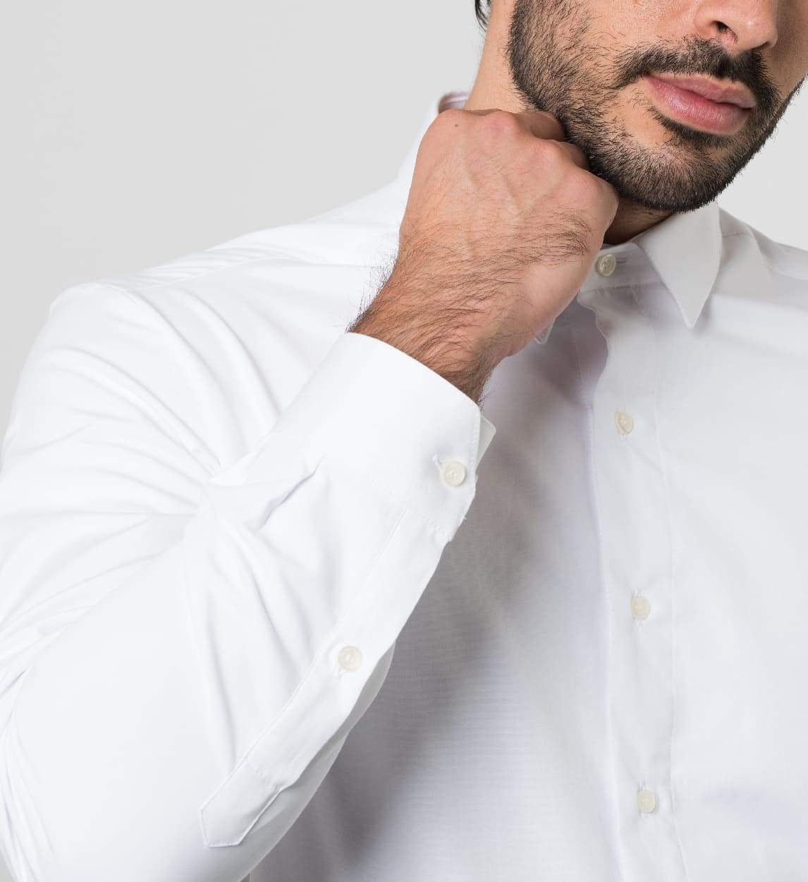 Camisa Antisudor Business Blanco - Image 5