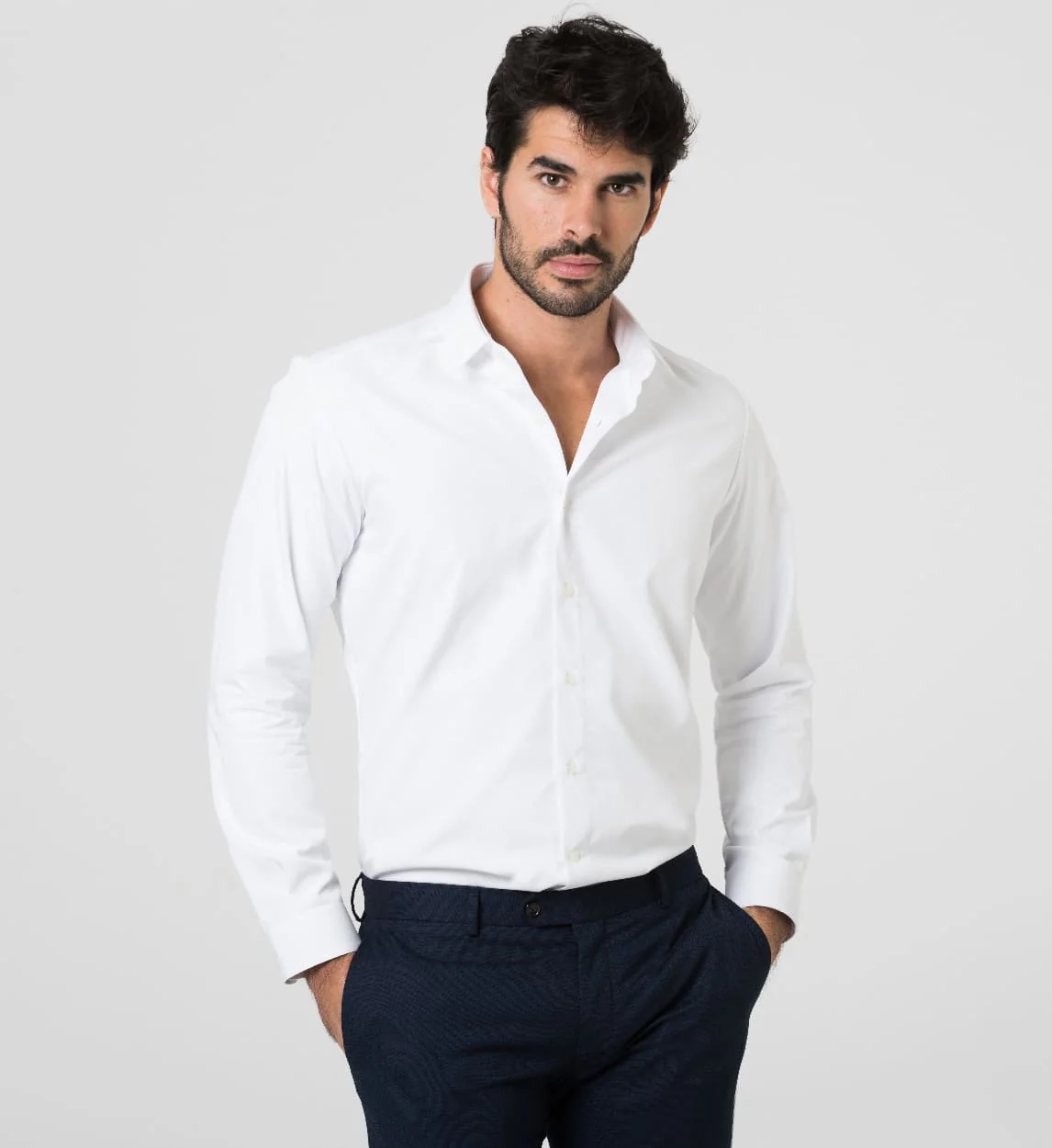 Camisa Antisudor Business Blanco - Image 6