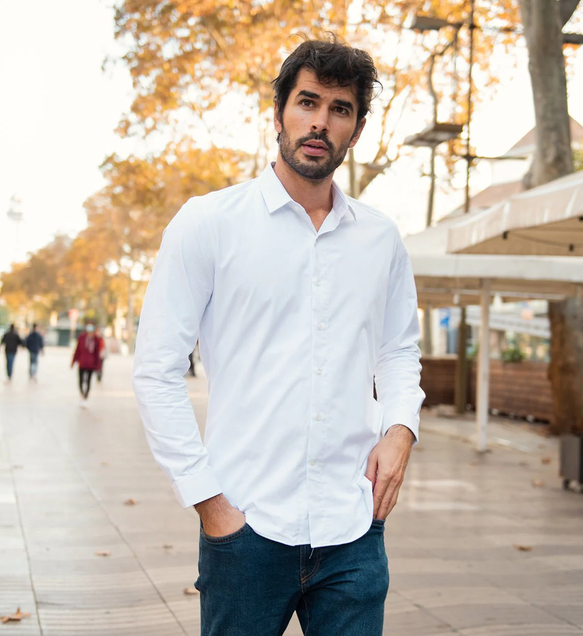 Camisa Antisudor Business Blanco - Image 7