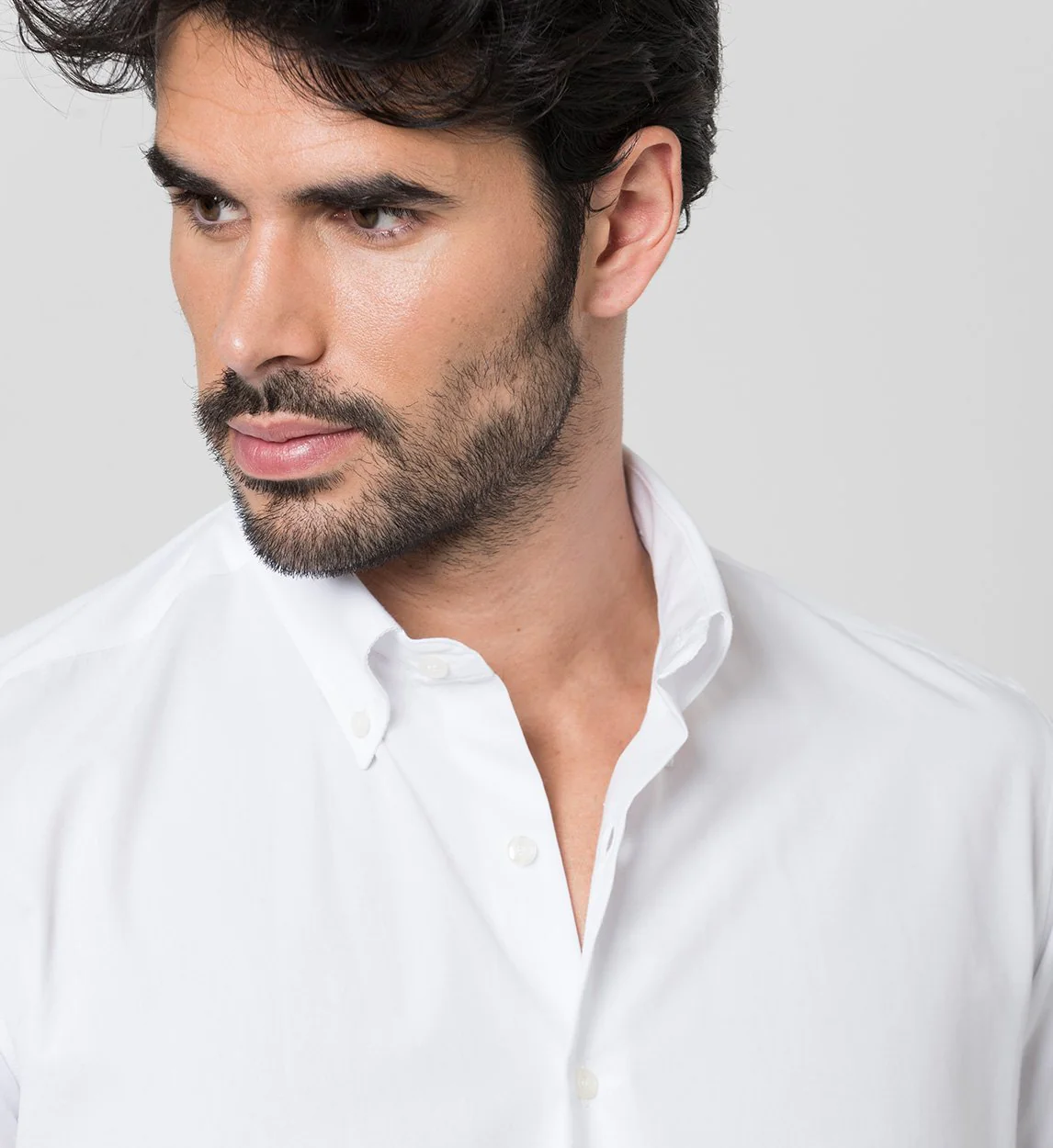 Camisa Antisudor Casual Blanco - Image 3