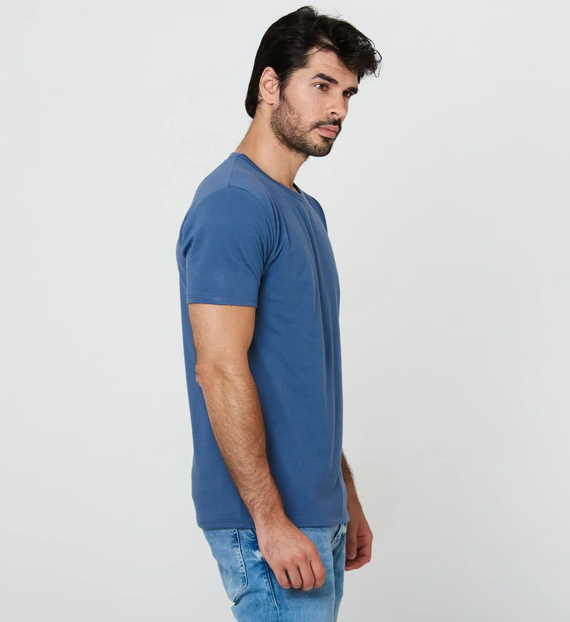 Camiseta Antisudor Azul Cobalto - Image 4