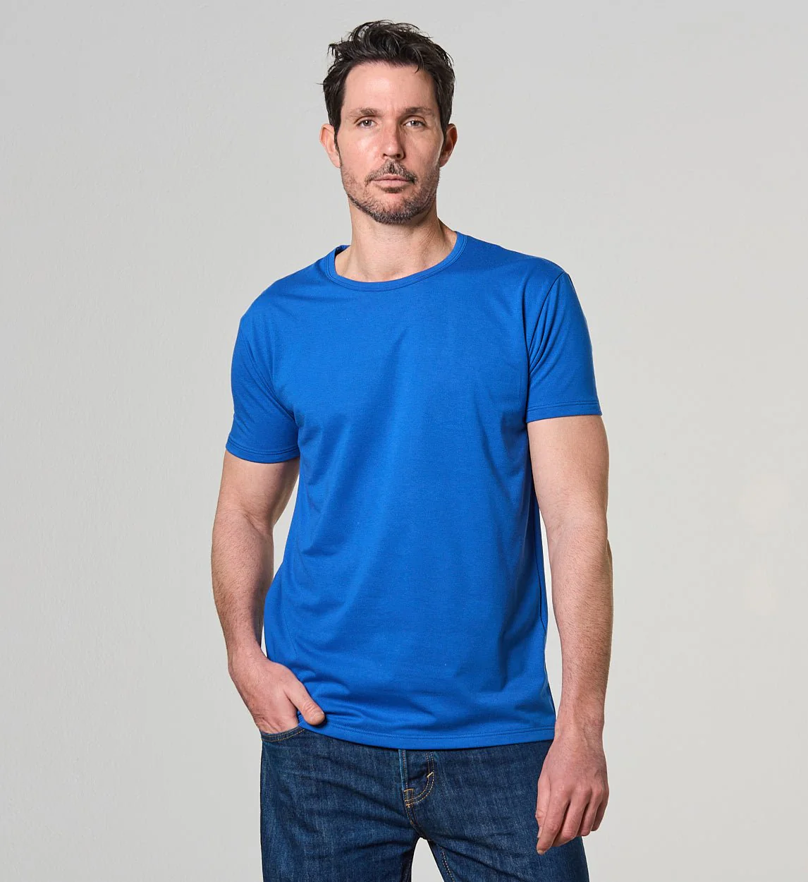 Camiseta Antisudor Azul Royal - Image 2