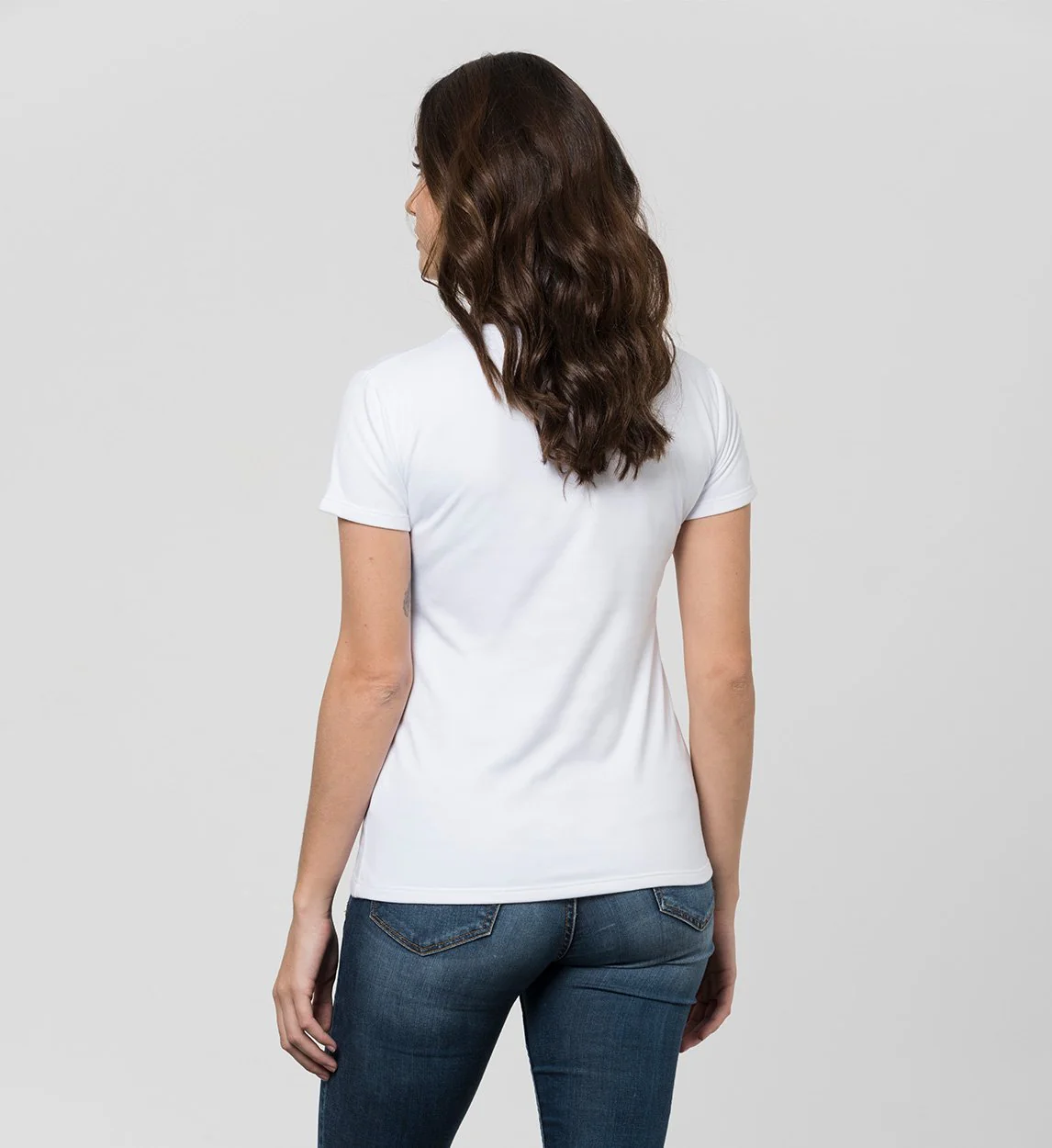 Camiseta antisudor mujer Blanco - Image 3