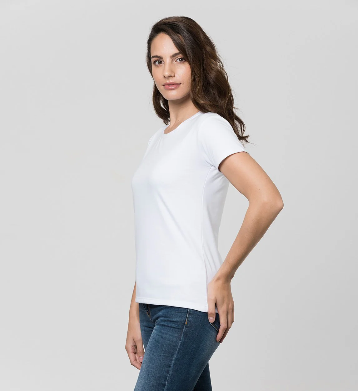 Camiseta antisudor mujer Blanco - Image 4