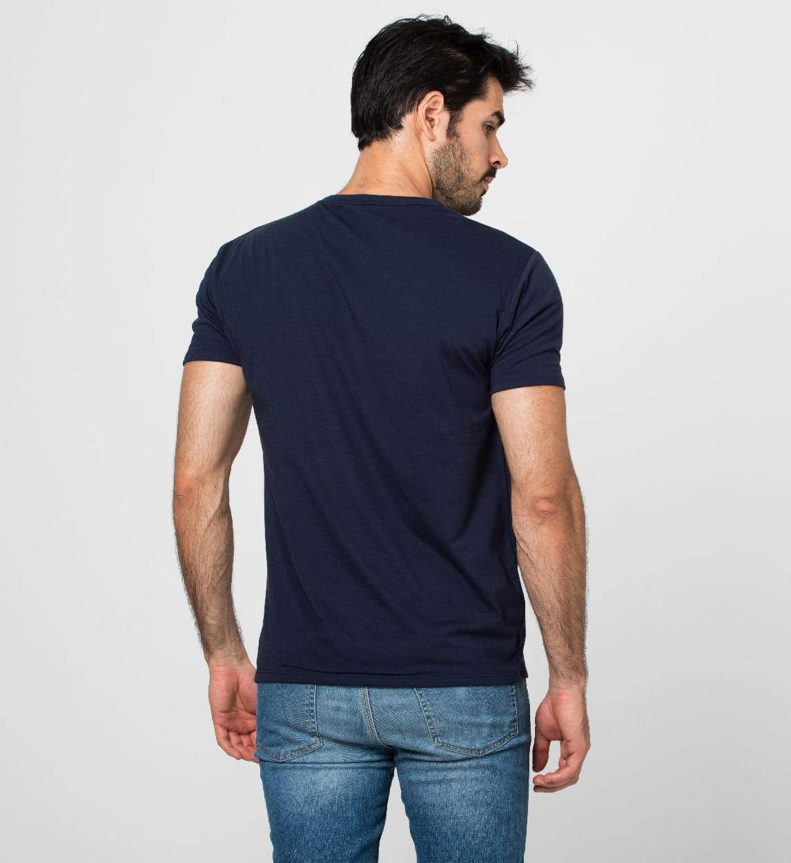 Camiseta Antisudor Azul Marino - Image 4
