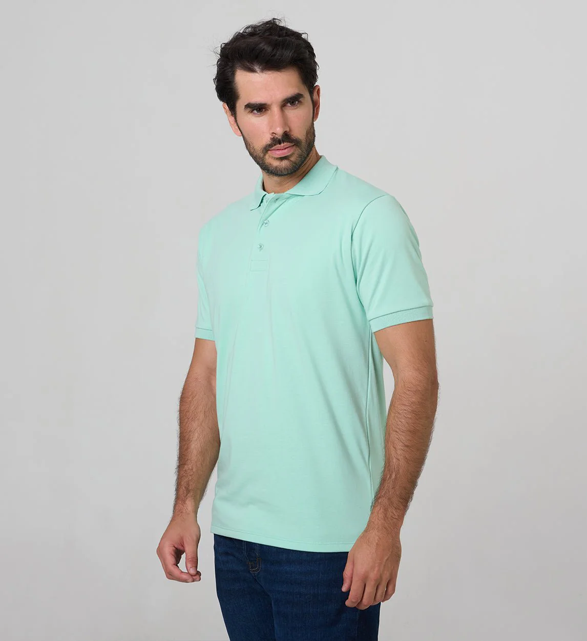 Polo Antisudor Verde Piscina - Image 3